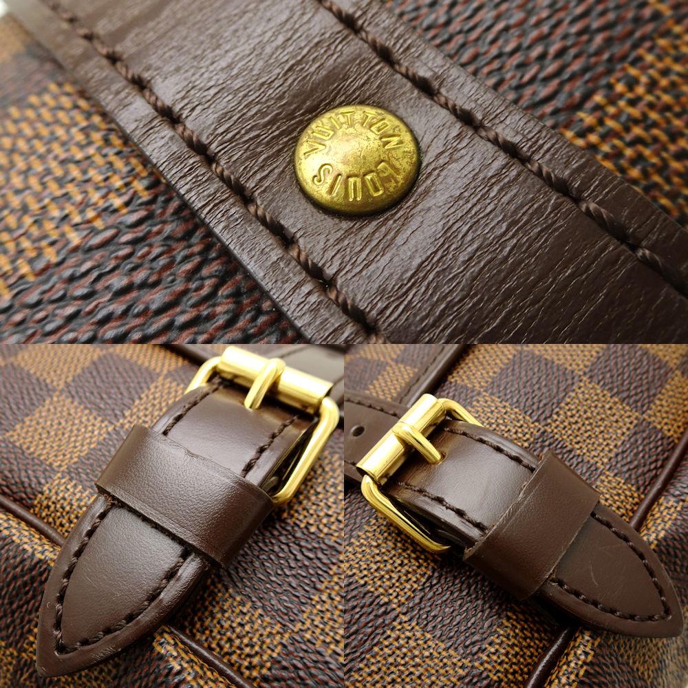 Louis Vuitton Damier Saumur 30 Crossbody Shoulder Bag Ebene