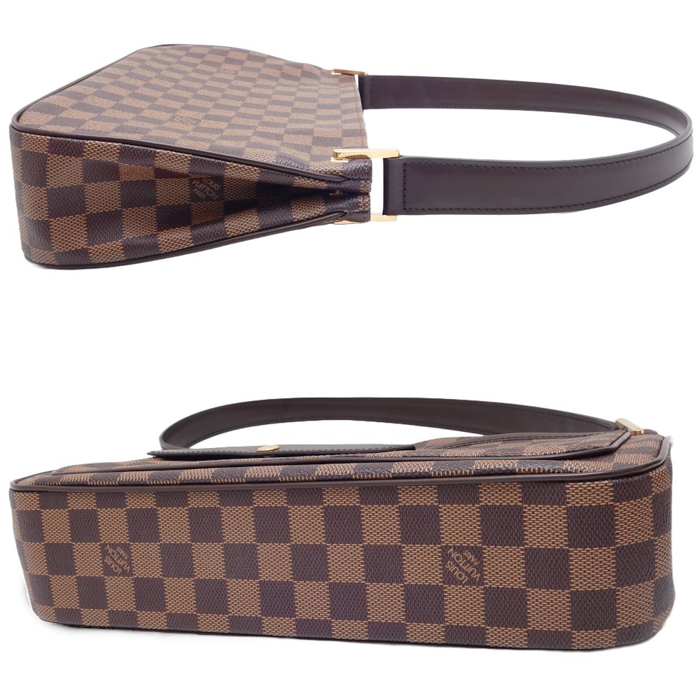 Louis Vuitton Damier Aubagne Shoulder Bag Brown