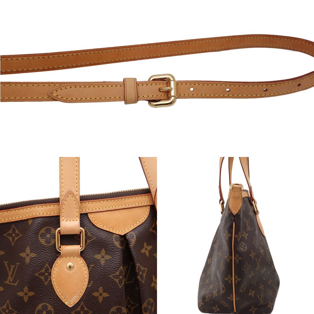 Louis Vuitton Monogram Palermo PM 2way Bag Brown