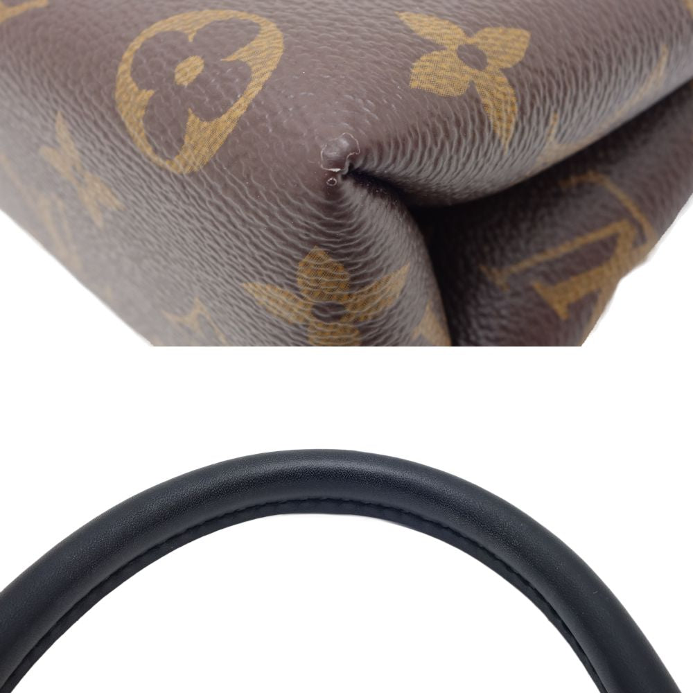 Louis Vuitton Monogram Locky BB Shoulder Bag Brown Black