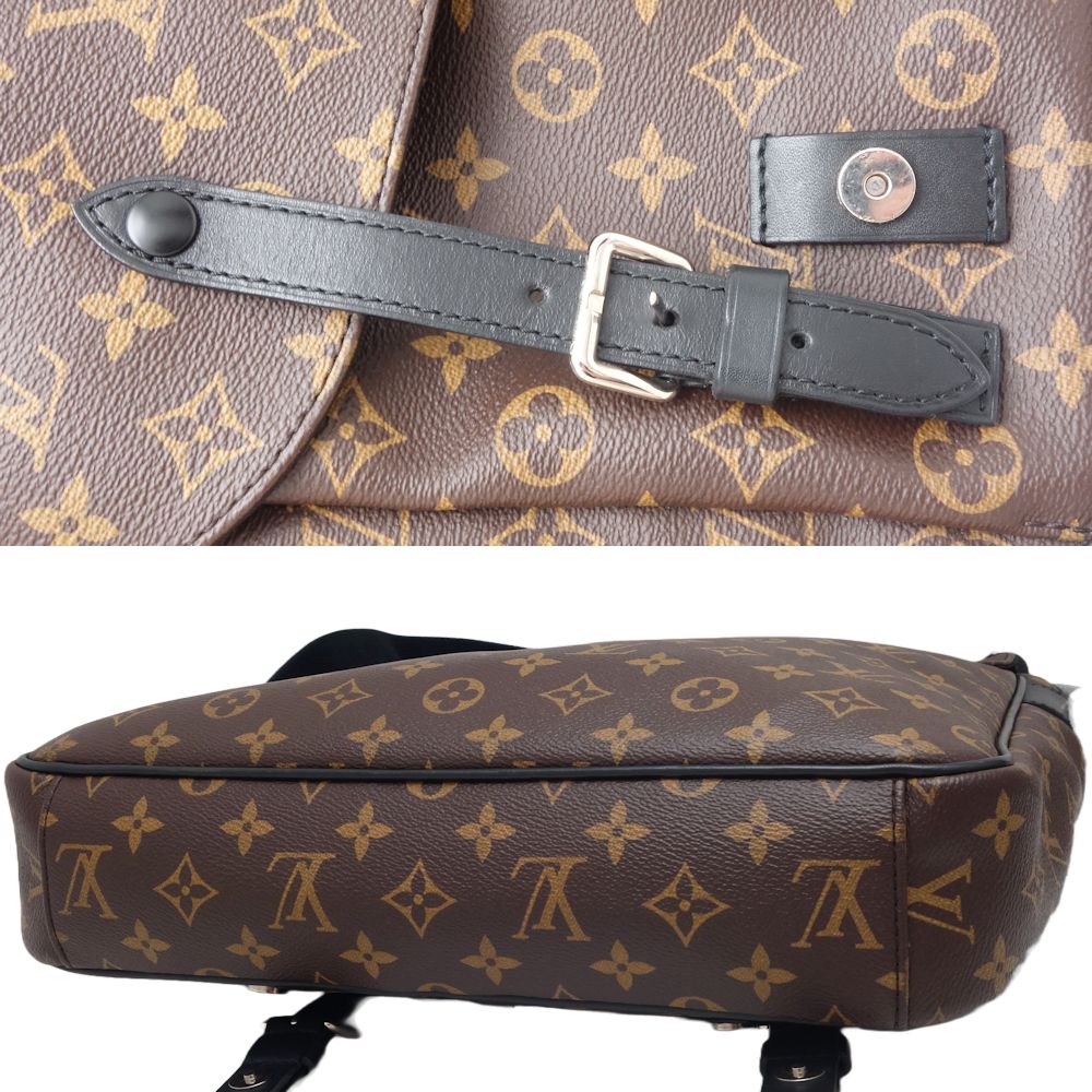 Louis Vuitton Christopher Messenger Diagonal Monogram Macassar Brown