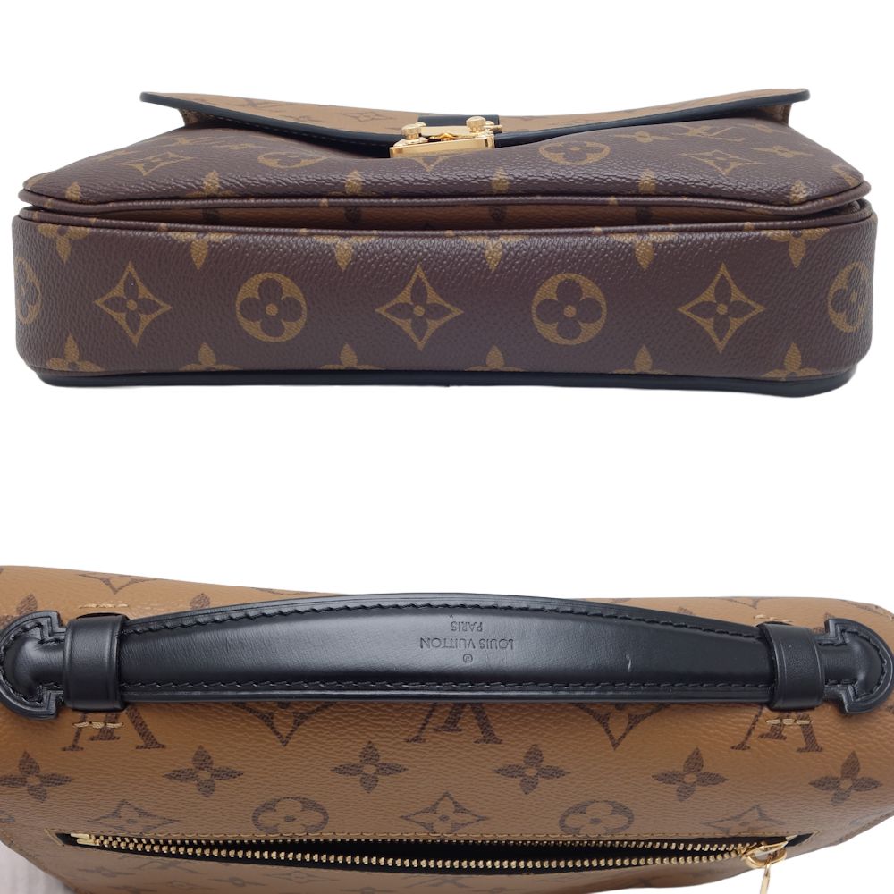 Louis Vuitton Pochette Metis MM Crossbody Shoulder Bag Monogram Brown
