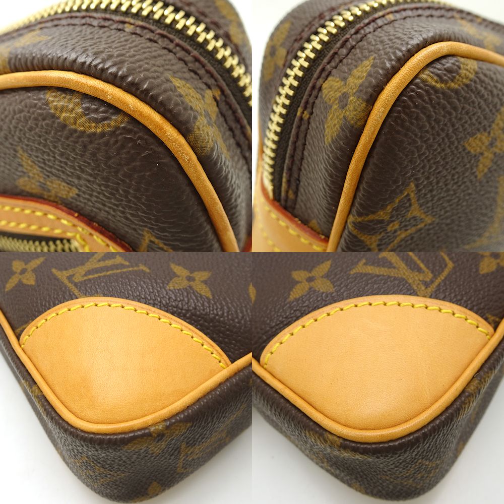 Louis Vuitton Monogram Marly Dragonne Brown Clutch Bag
