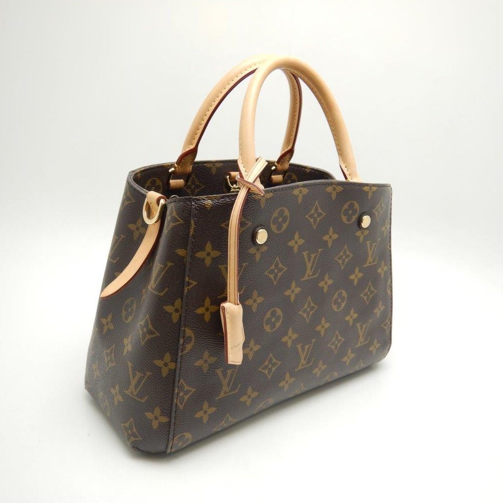 Louis Vuitton Monogram Montaigne BB Brown 2WAY Bag