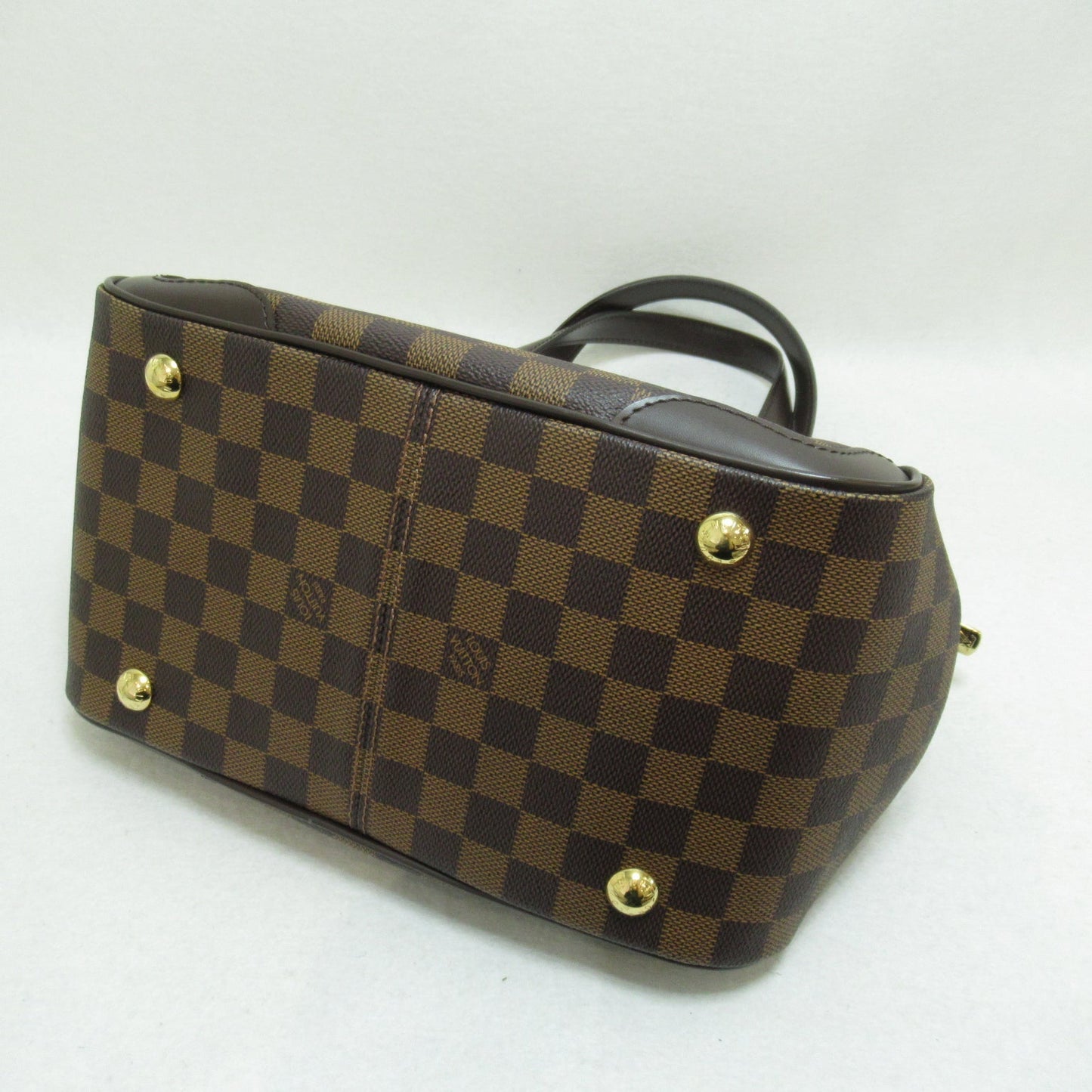 Louis Vuitton Verona PM Shoulder Bag Coated Canvas Damier Brown