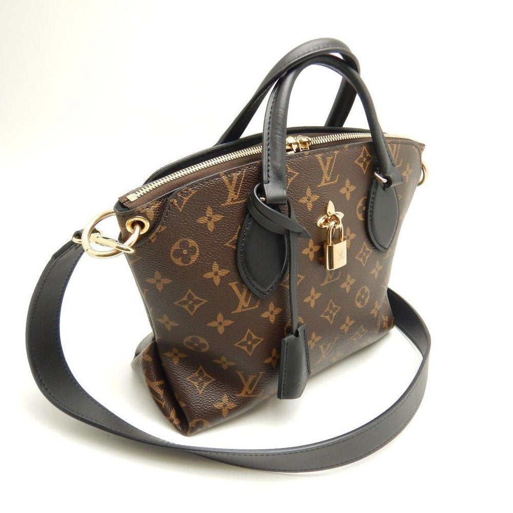 Louis Vuitton Monogram Zip Tote Bag PM Noir 2way Bag