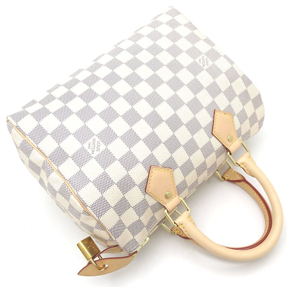 Louis Vuitton Damier Azur Speedy 25 Mini Boston Bag