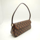 Louis Vuitton  Damier Recoleta Ebene Handbag Brown