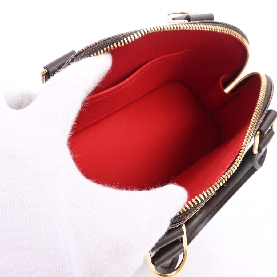 Louis Vuitton Alma BB Handbag Damier Brown