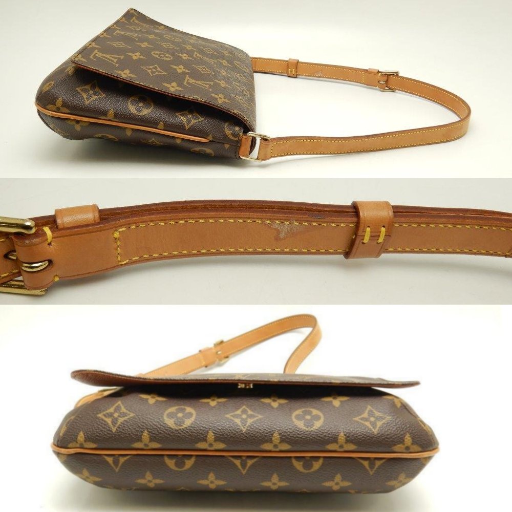 Louis Vuitton Monogram M tte Tango Short Shoulder Bag Brown