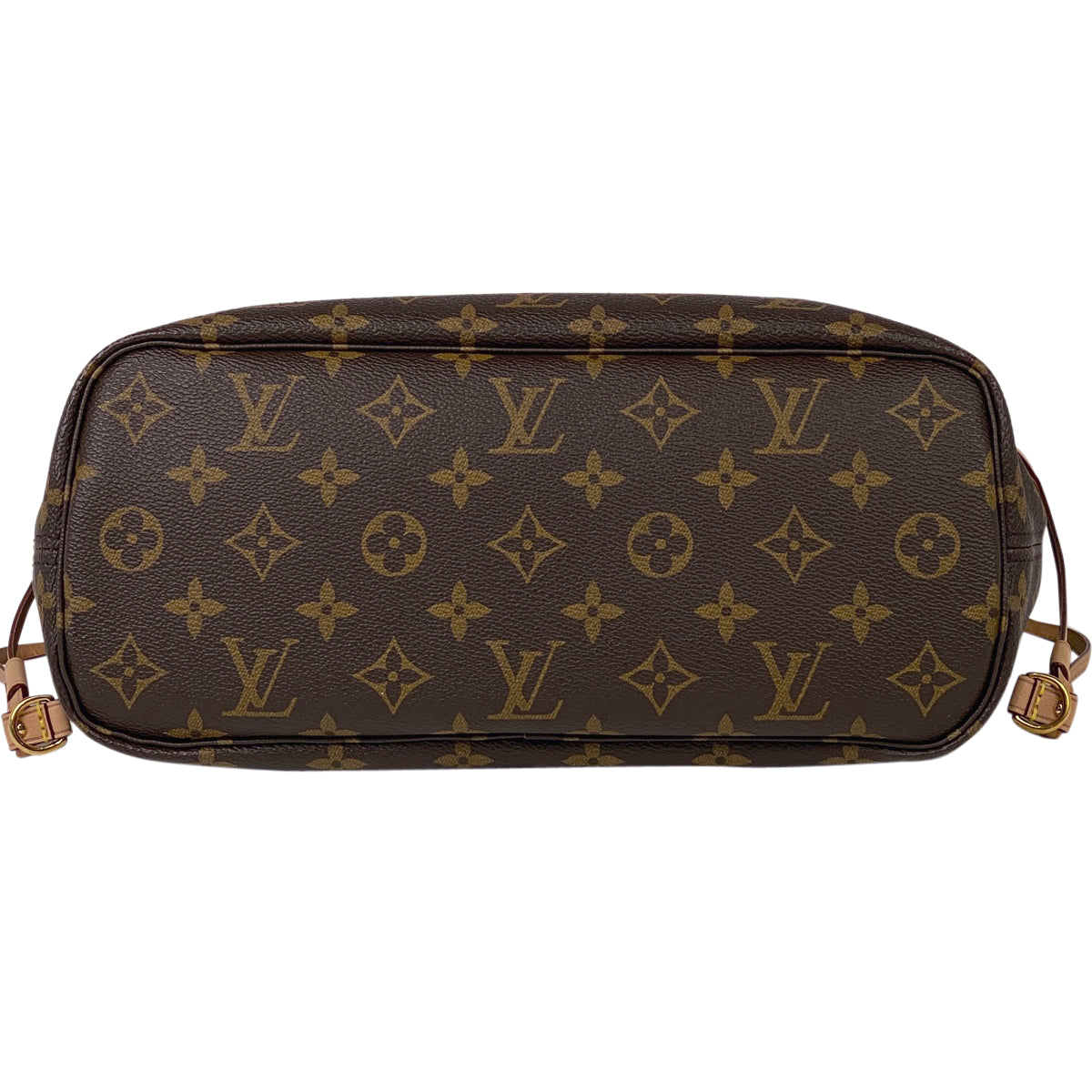 Louis Vuitton Neverfull PM Handbag Tote Bag Monogram Brown