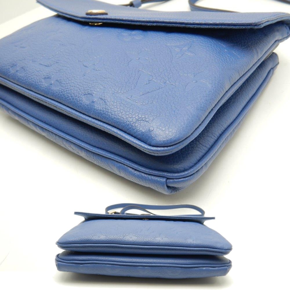 Louis Vuitton Emplant Twice Iris Shoulder Bag Blue