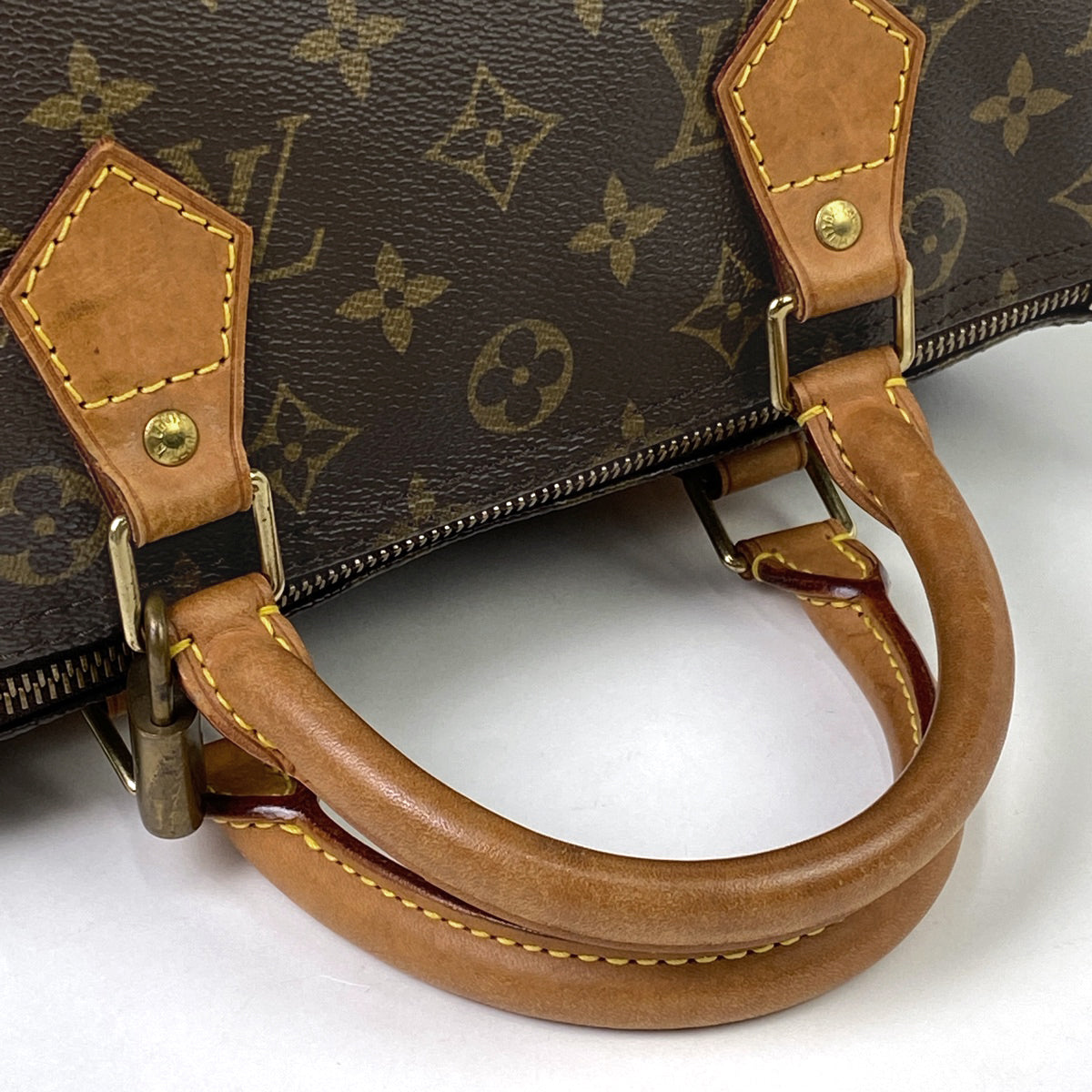 Louis Vuitton Speedy 30 Handbag Monogram Brown