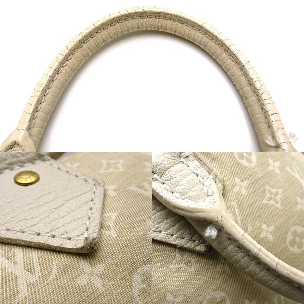 Louis Vuitton  Monogram Minilan Speedy 30 Dune Boston Bag