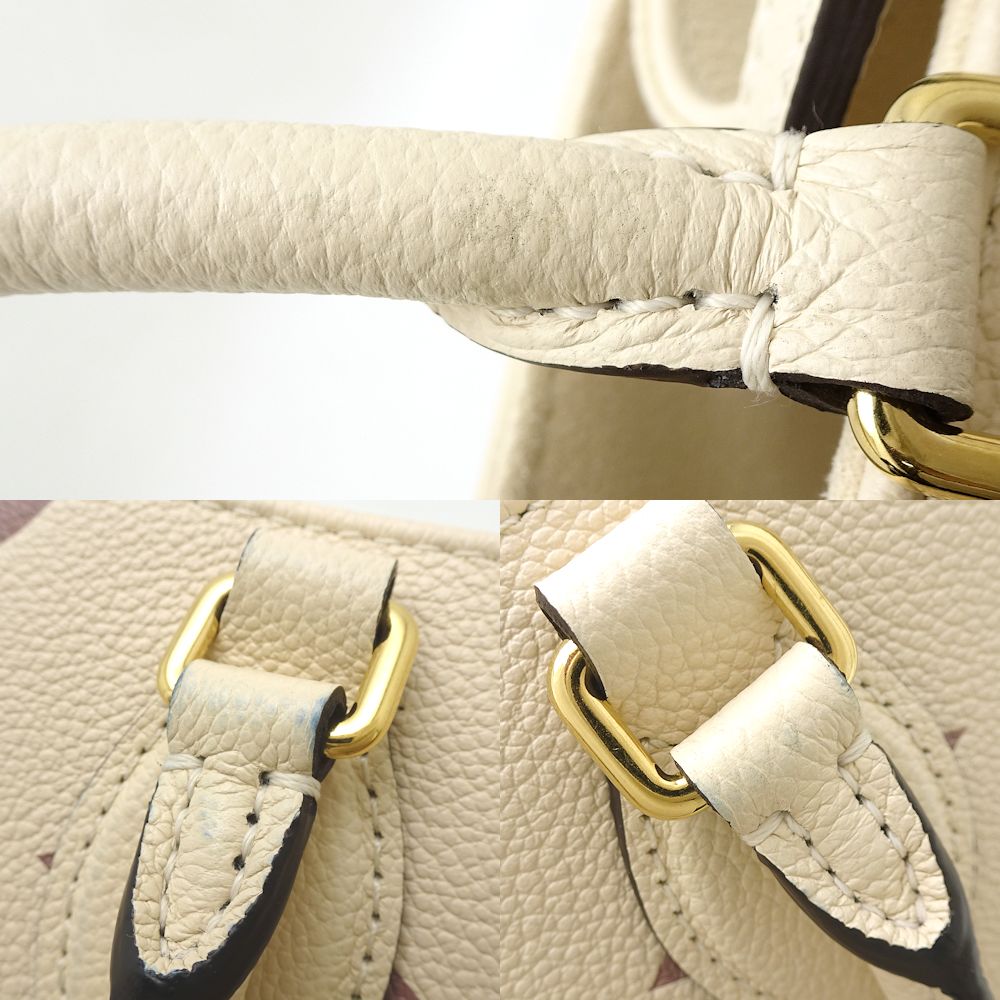 Louis Vuitton On The Go PM Amplant Bicolor Crème Bois de Rose