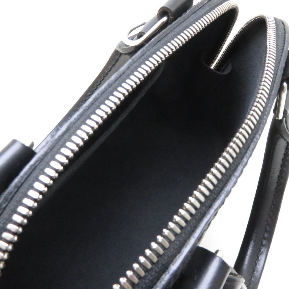 Louis Vuitton Epi Alma BB Noir 2WAY Handbag Black