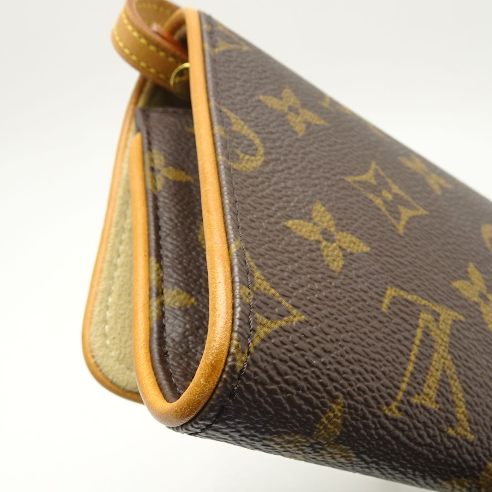 Louis Vuitton  Monogram Pochette Twin GM Brown Diagonal