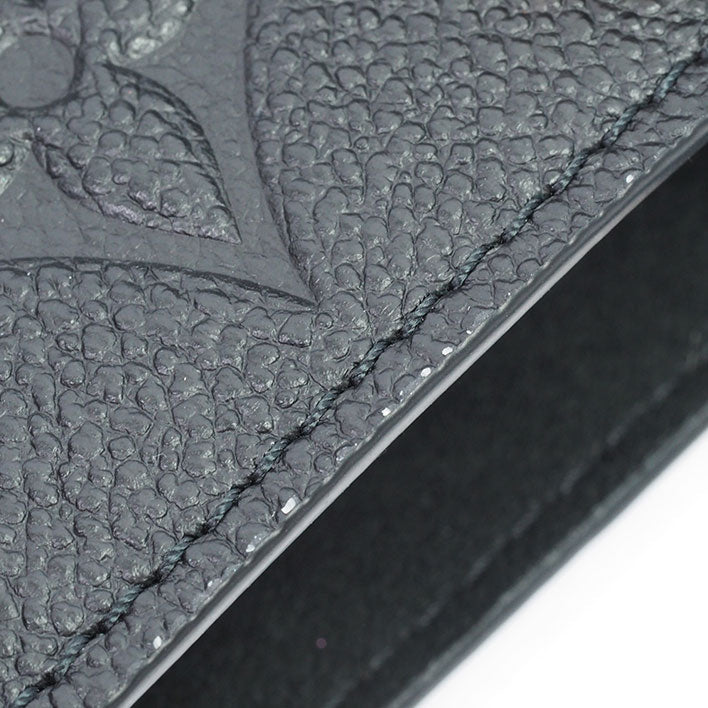 Louis Vuitton Petite Sac Plat Monogram Emplant Noir Black