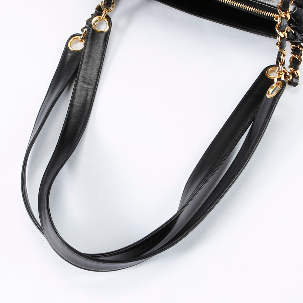 Chanel Lamb Long Shoulder Chain Tote Bag