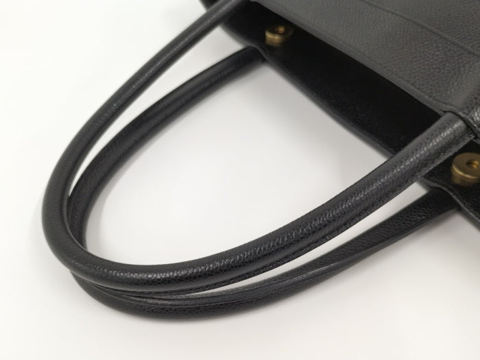Chanel Tote Bag Caviar Skin Black