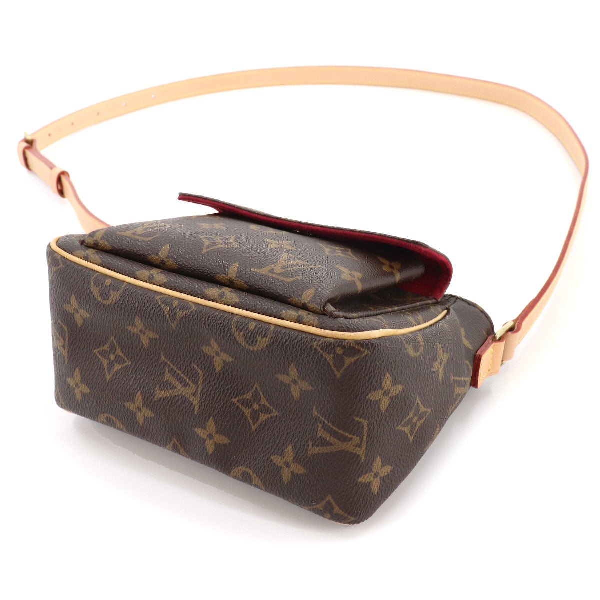Louis Vuitton Monogram Viva Cite PM Shoulder Bag Brown