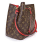 Louis Vuitton NeoNoe Shoulder Bag Monogram Brown Red