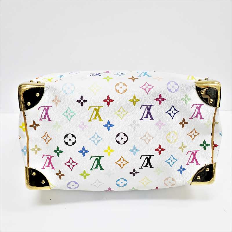 Louis Vuitton Speedy 30 Monogram Multicolor Handbag White