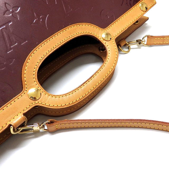 Louis Vuitton Vernis Roxbury Drive 2WAY Handbag Shoulder Bag Violet