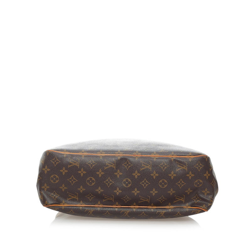 Louis Vuitton Monogram Batignolles Horizontal Tote Shoulder Bag Brown