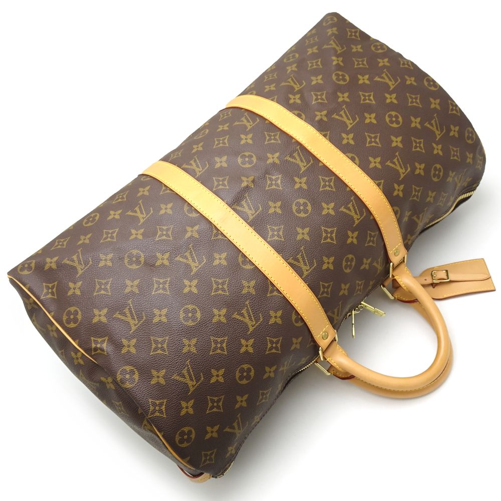 Louis Vuitton  Monogram Keepall 50 Brown Boston Bag