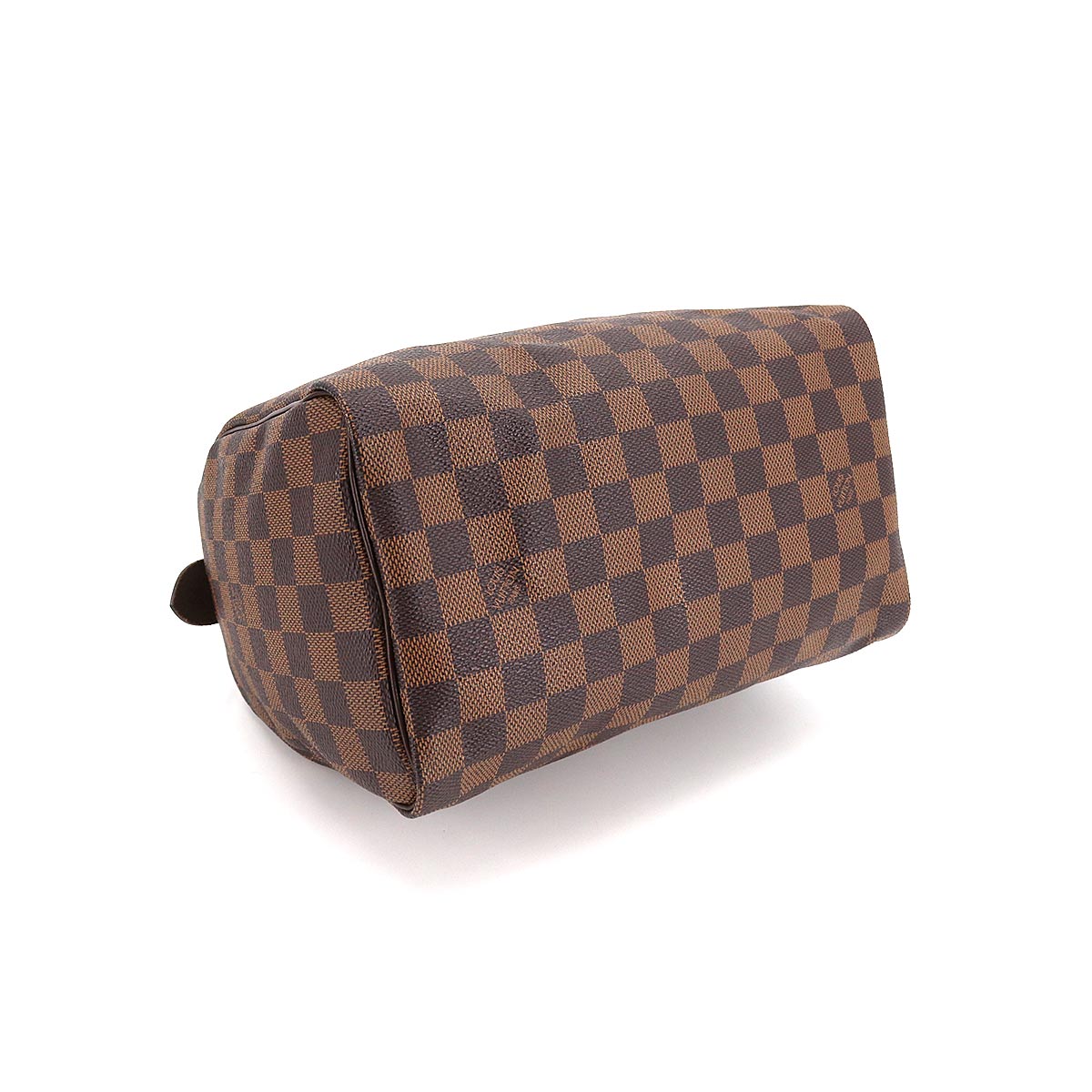 Louis Vuitton Damier Speedy 25 Hand Bag Ebene Brown Gold Hardware