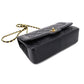 Chanel Matelasse Chain Shoulder Bag Leather Black Gold Metal Fittings
