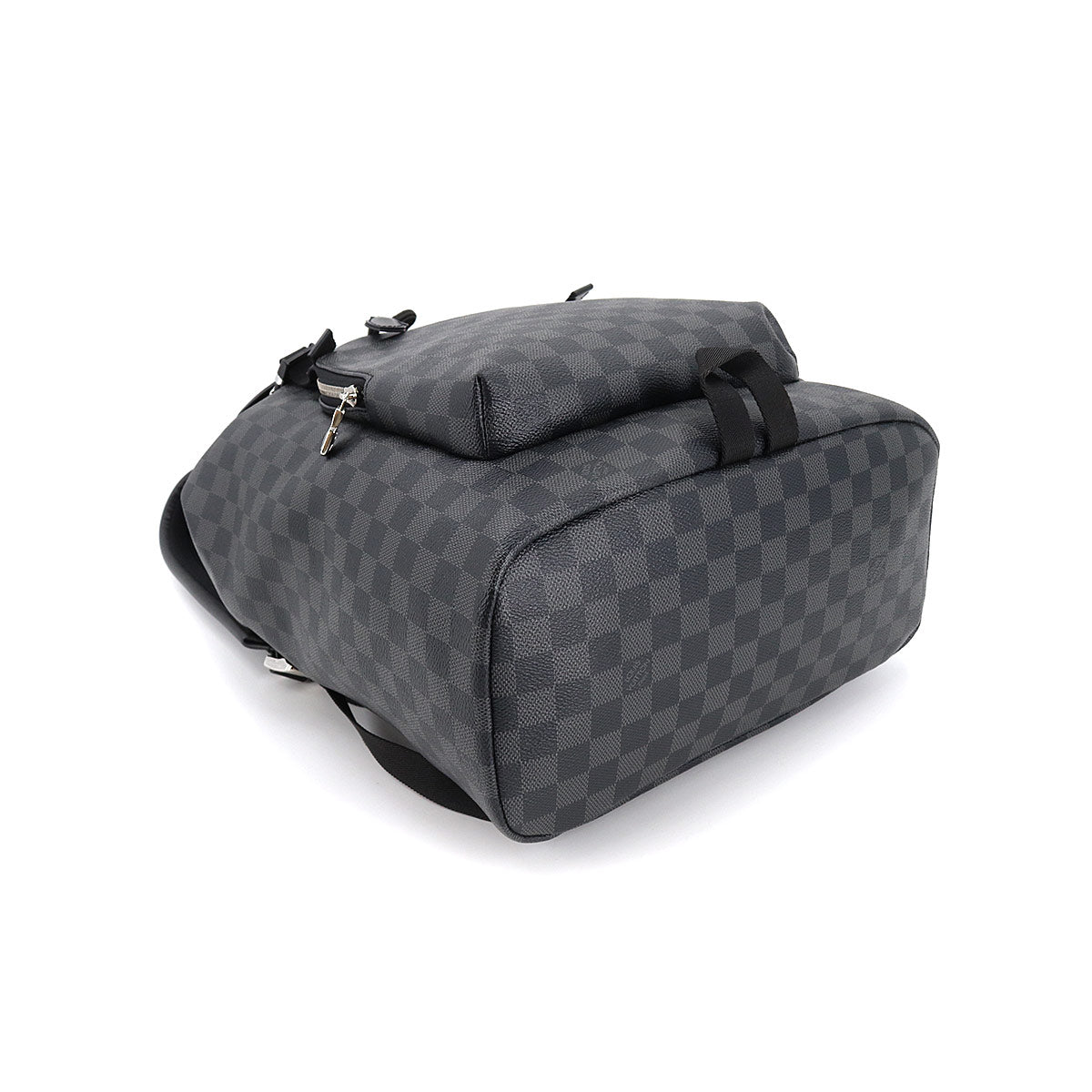 Louis Vuitton Damier Graphite Zack Backpack Silver Metal Fittings