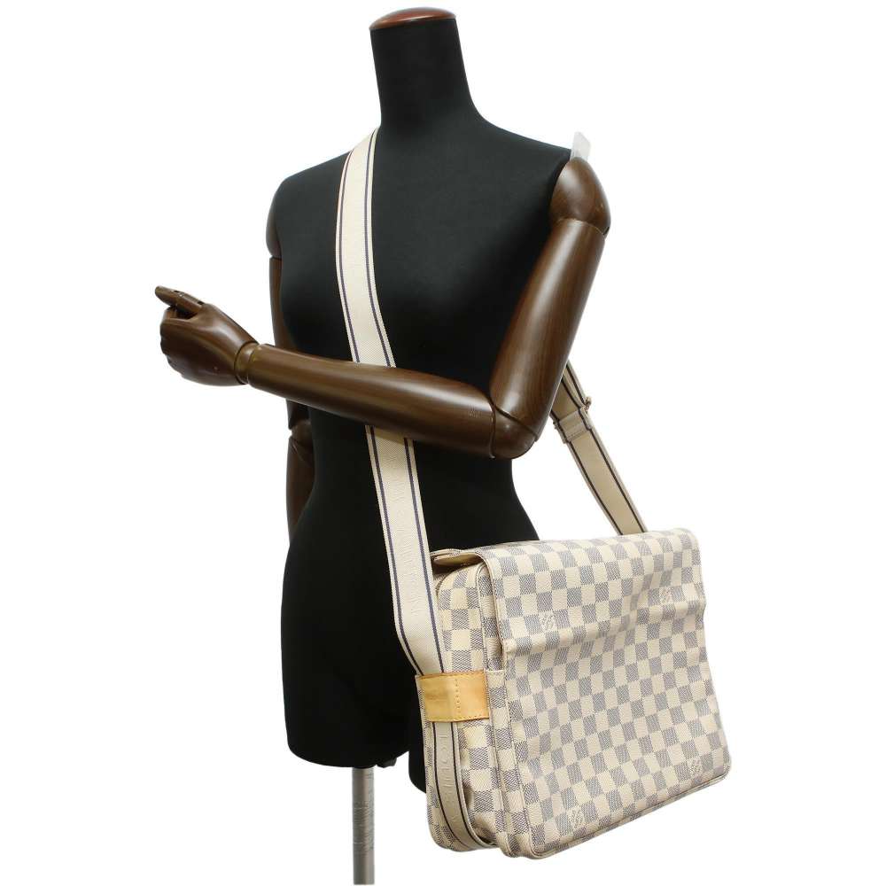 Louis Vuitton Shoulder Bag Damier Azur Naviglio