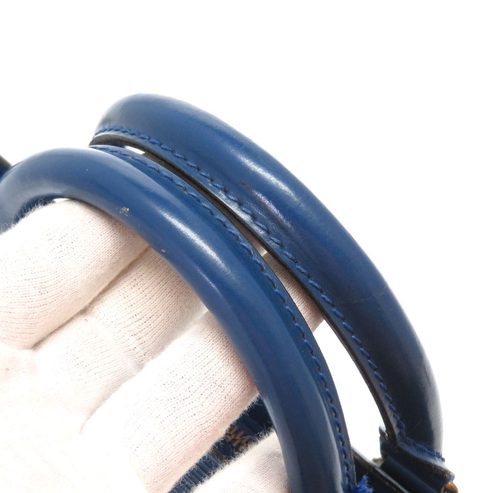 Louis Vuitton Epi Sac Triangle Blue Handbag Bag