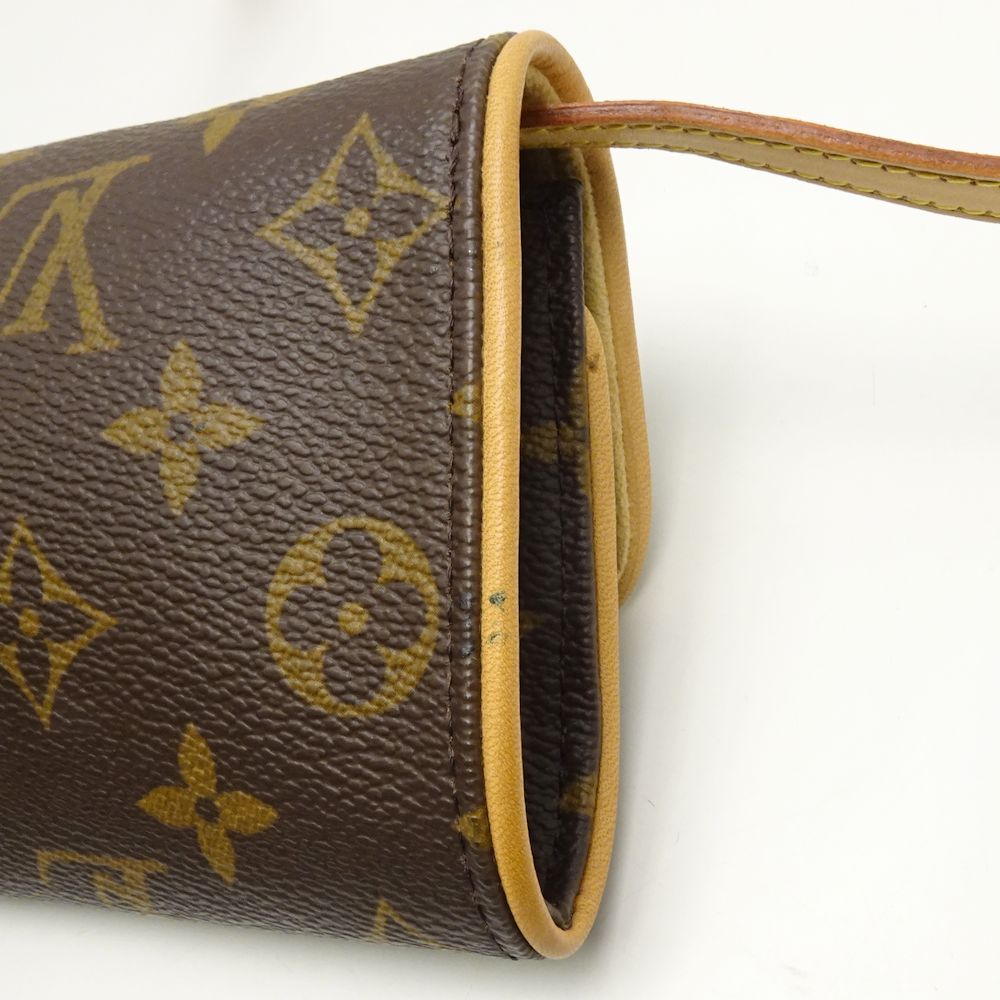 Louis Vuitton Monogram Pochette Twin PM Brown 2WAY