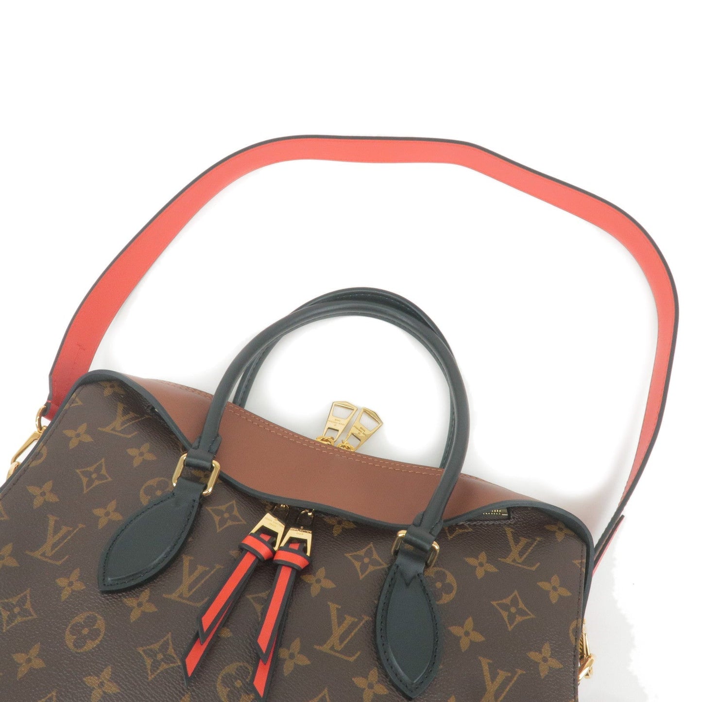 Louis Vuitton Monogram Tuileries Tote 2 Way Handbag Shoulder Bag