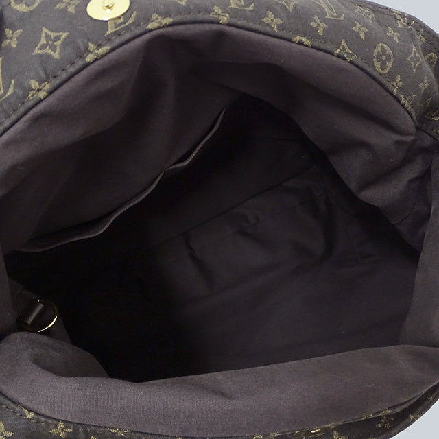LOUIS VUITTON Denim Mahina XS Black Shoulder Bag Black
