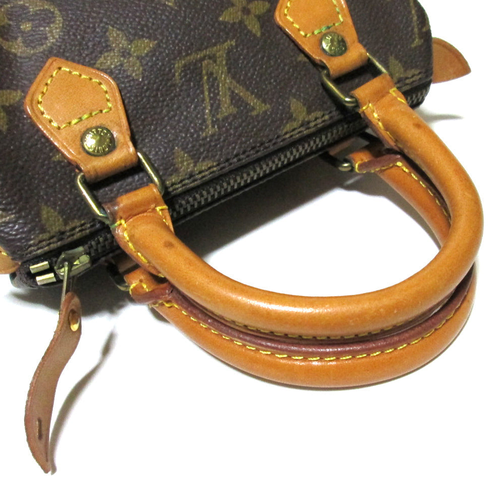 Louis Vuitton Monogram Mini Speedy Shoulder Bag Boston Bag