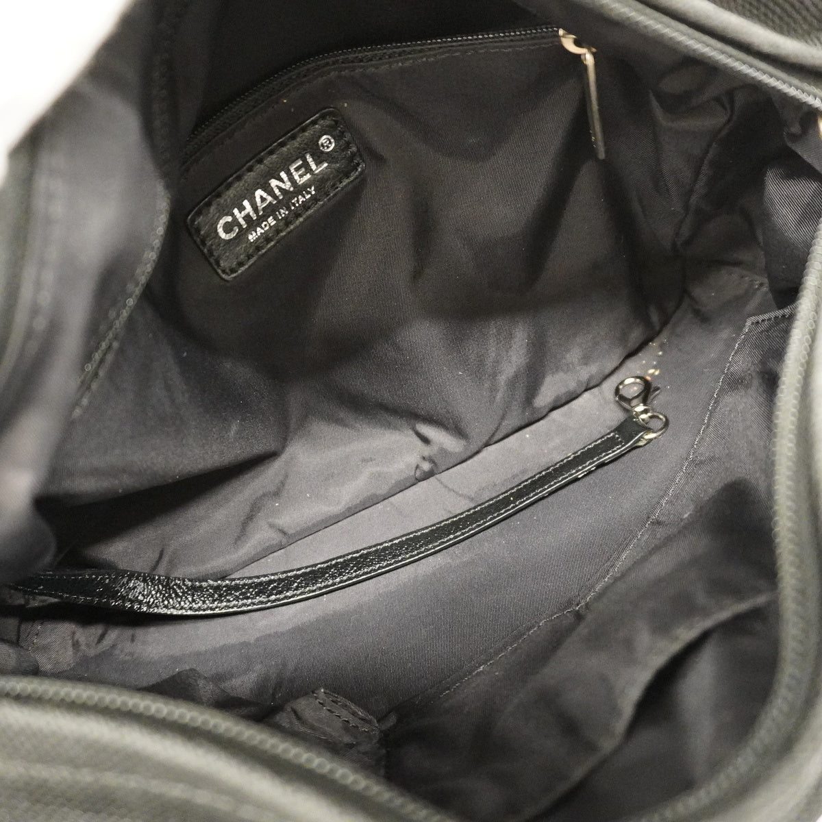 Chanel Shoulder Bag Paris Biarritz Canvas Black