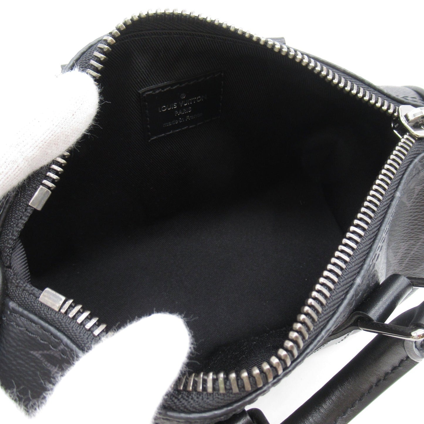 Louis Vuitton Keepall XS Shoulder Bag Canvas Monogram Eclipse Black