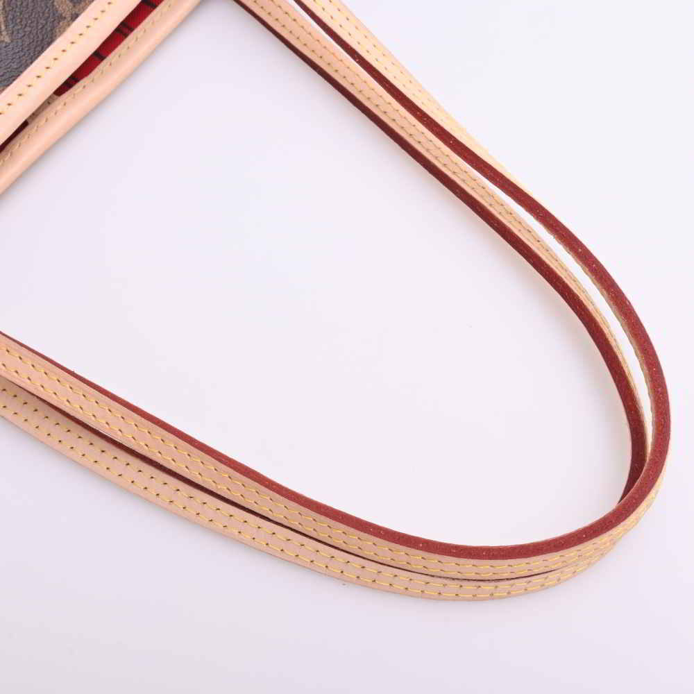 Louis Vuitton Monogram Neverfull MM Tote Bag Brown