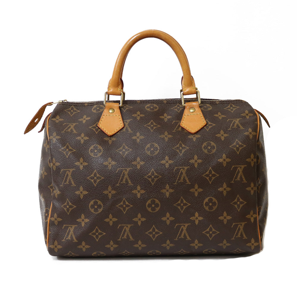 Louis Vuitton Speedy 30 Monogram Handbag Brown