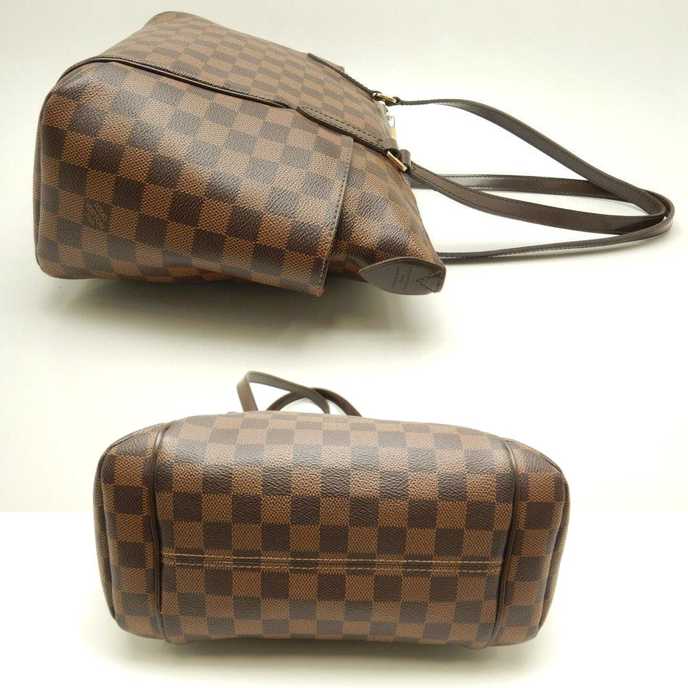 Louis Vuitton Damier Totally PM Ebene Shoulder Bag Brown