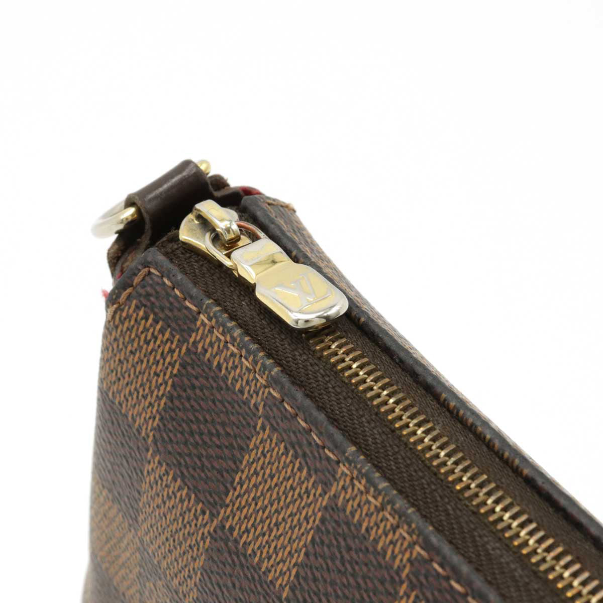 Louis Vuitton Damier Ebene Eva Accessory Chain Shoulder Bag