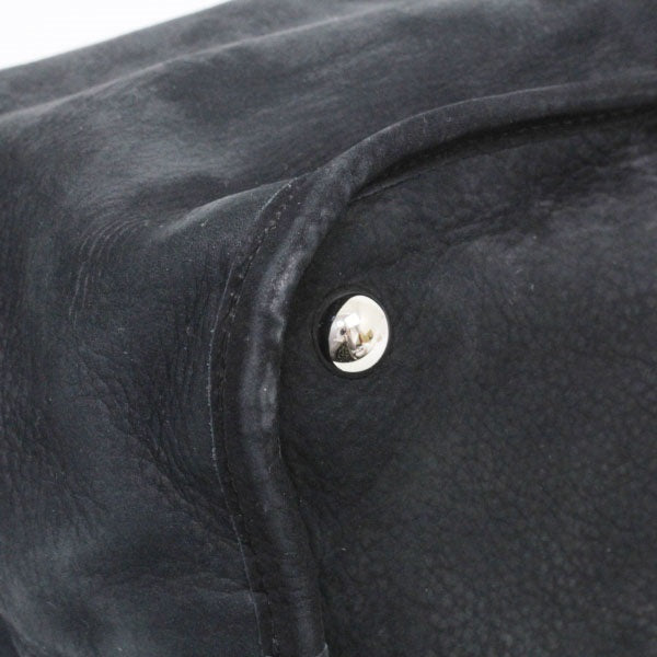 Chanel Chain Shoulder Bag Nubuck Black Tote Bag