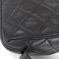 Chanel Matelasse Shoulder Bag Tassel Lambskin Coco Mark Black