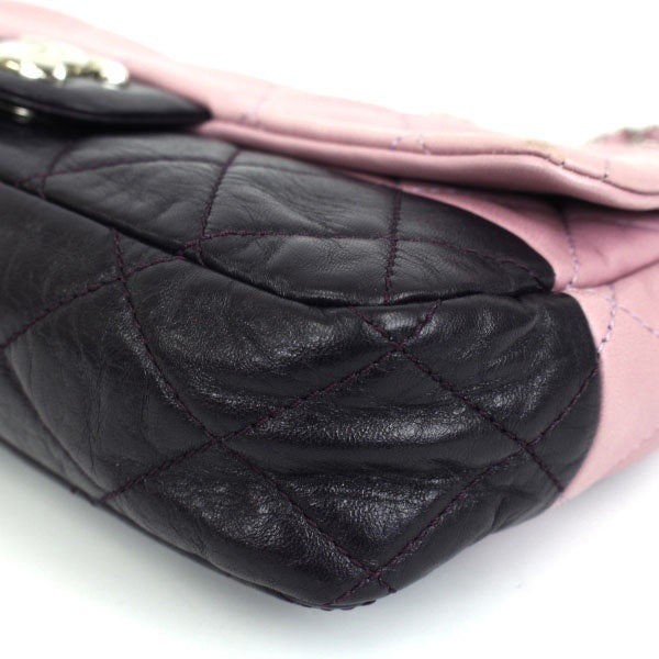 Chanel Chain Shoulder Bag Handbag Purple