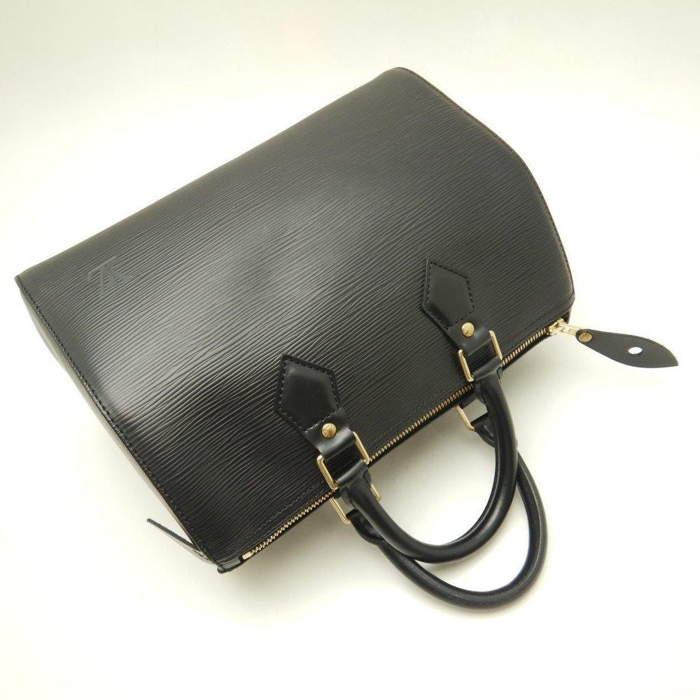 Louis Vuitton Epi Speedy 25 Noir Boston Bag Black