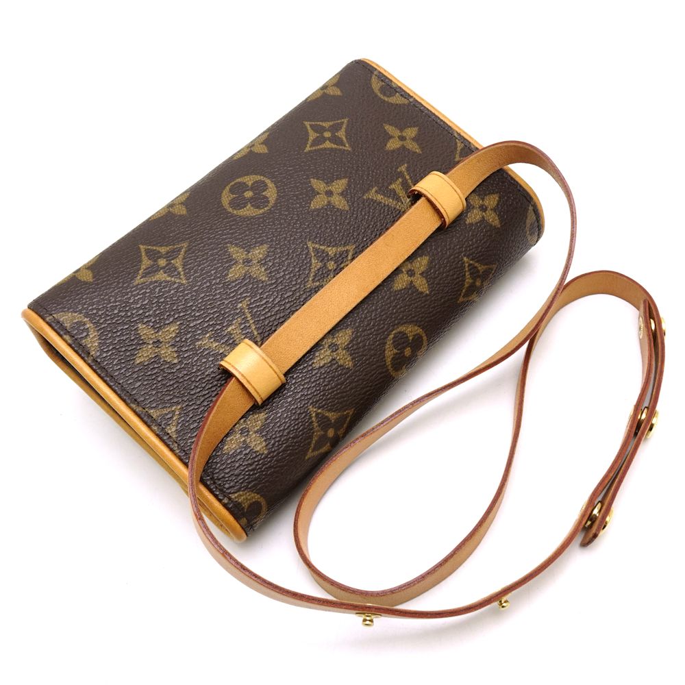 Louis Vuitton Monogram Pochette Florentine Brown